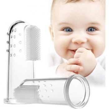 10-Pack Baby Finger Toothbrush Soft Silicone for Ages 6 Months+