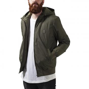 Urban Classics Herren Windbreaker Jacke, Padded, Größe X-Large, Grün