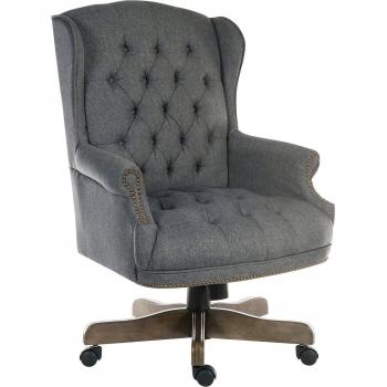 Chairman Fabric Executive Swivel Armchair Grey