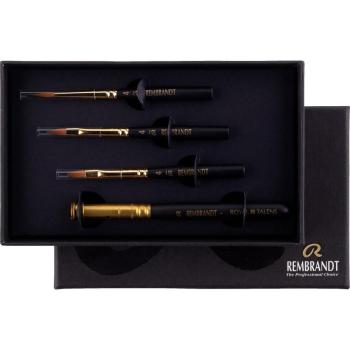Rembrandt Watercolor Brush Pack – Compact Travel Set with Red Sable Hair for Plein Air