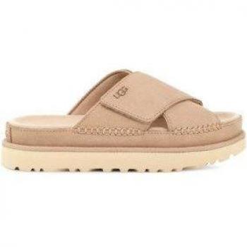 UGG Women's Goldenstar Suede Slide Sandals in Driftwood