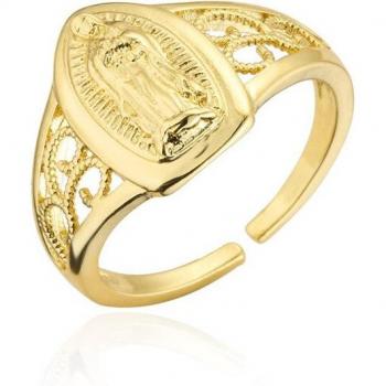 Hip Hop Stijl Virgin Mary Ring voor Mannen en Vrouwen