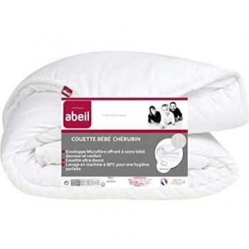 Couette Polyester Blanc Chérubin 120 x 75 x 3 cm