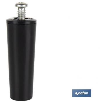 Cofán tope para persiana en PVC de 60 mm con tornillo M6 incluido
