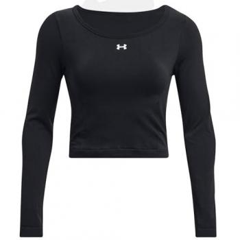 Under Armour Langarmshirt mit Logo-Print in Schwarz, Größe S