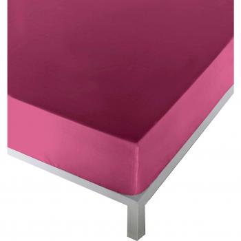 Sábana Bajera 100% Algodón Rosa Claro Naturals Fabricado en España