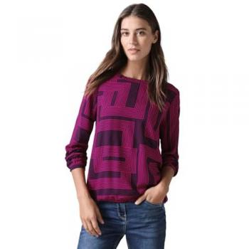 Blouse Smockée Cecil Femme Pink (XS)