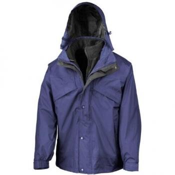 Royal L Triple‑Function Zip‑Clip Waterproof Fleece Jacket