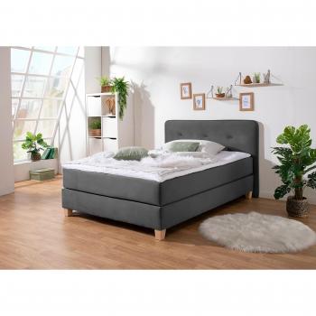 Fargo Boxspringbett von Home affaire, 3 Matratzenarten, mit Topper