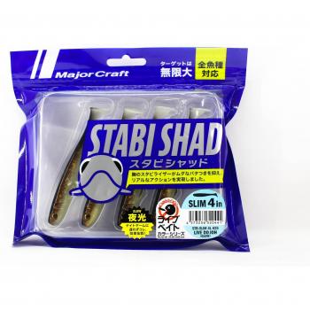 Major Craft STB‑SLIM4L 4 Stabi Shad Soft Lure