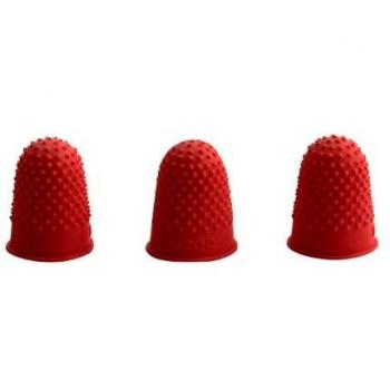 Q-Connect Thimblettes Size 00 Red Pack of 12 KF21507 KF21507