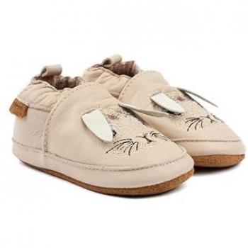 Chaussons en cuir bébé Mikk-Line 3D Couleur Pastel