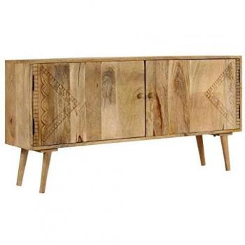 Meuble de rangement en bois de manguier