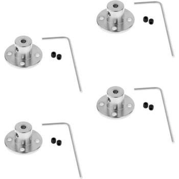 Conector de Motor con Brida Rígida 6 mm, Juego de 4 Partes