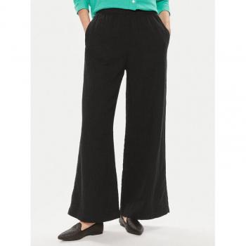 Pantalone Largo in Tessuto Nero XS Gap