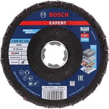 Bosch Accessories 2608901474 EXPERT SCM Lamellenscheibe, 125mm, N475, 1 St