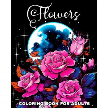 Flowers Coloring Book for Adults