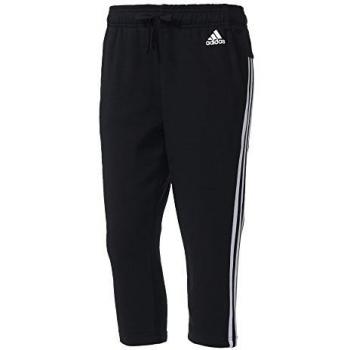 Three‑Stripes 3/4 Pant by Adidas – Women's, Black & White, XS