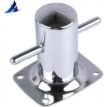 Bolardo Unicruz 8” Cleat Marine con Placa Base de Acero 316