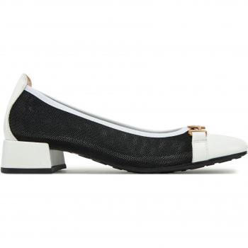 Hispanitas Zapato Elegante Blanco y Negro