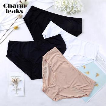 Charmleaks Slip Confortevole in Cotone per Donne, Pacchetto da 4