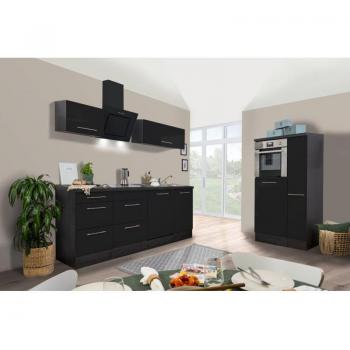Kitchenette Amanda Chêne Noir 310 cm – Modèle Respekta Premium