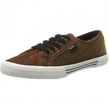 Pepe Jeans Aberlady Nuit, Scarpe Basse Donna, Oro