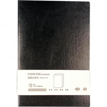 Carnet de notes en cuir PU souple, 100 pages, portable pour l'école