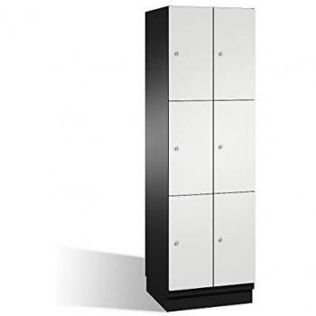 C&P Cambio 60” Compartment Locking Unit with Sheet Steel Doors