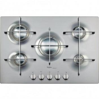 Cuisinière Whirlpool 5 brûleurs, modèle AKT 799-IXL, 73 cm, inox