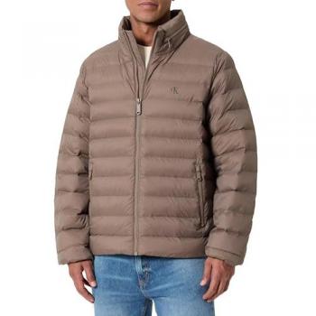 Calvin Klein Jeans Herrenjacke mit Kapuze, braun