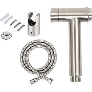 Dual-Function Bidet Faucet for Wall or Tank