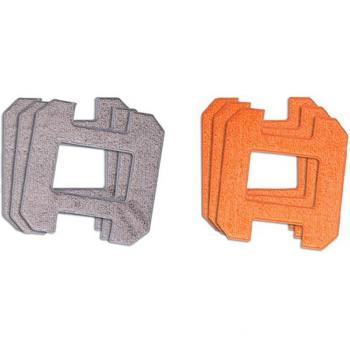 Liectroux X6 Faser Mopp Tücher 4er Set für Reinigung
