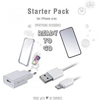 4Smarts „Ready‑to‑Go“ Paket: iPhone X / Xs – Passend für iPhone X, iPhone XS