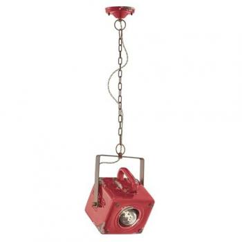 Retro Pendelleuchte mit Keramik und Metall h: max. 95 cm