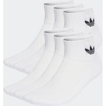 Adidas Originals Mid Ankle Socken 6er Pack Weiß M (40-42)