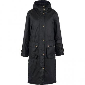Barbour Parka Cannich Schwarz Damen Größe 38   Lwx1264