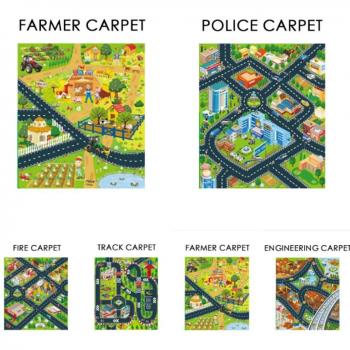 Tapis jeu incassable « Poussière d’Arcade »