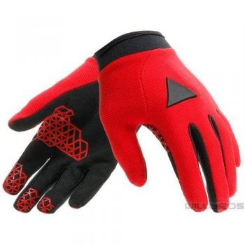 Gants Dain pour jeunes Scarabeo, rouge, moto et vélo de descente