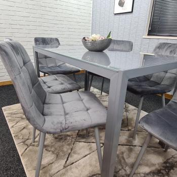 6-Piece Dining Table and Chair Set for Kitchen