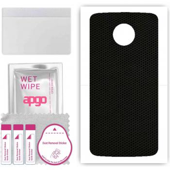 Étiquette protectrice Apgo Matrice pour l’arrière – Moto Z Play