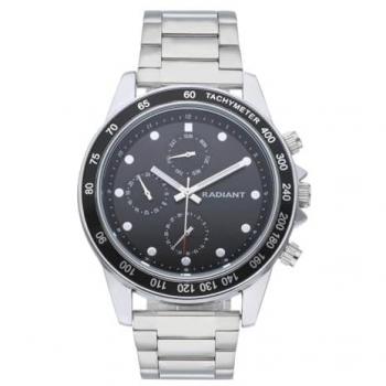 Reloj Radiant Canarias Negro Plateado 5 Atm