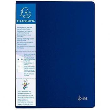 Protège-documents A4 Exacompta 12 pièces 60 vues Bleu