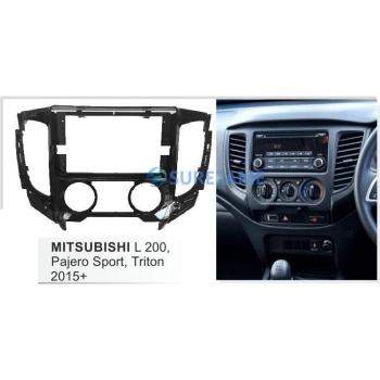 9-Inch Radio Installation Kit for MITSUBISHI L200, Pajero Sport, Triton + (Manual Air Conditioning)