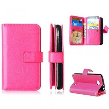 Tapa Protectora Premium con Billetera Integrada para LG D325 Rose