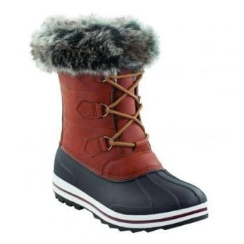 Adriana 2 Bottons Après-Ski Kimberfeel (Cognac) Femme
