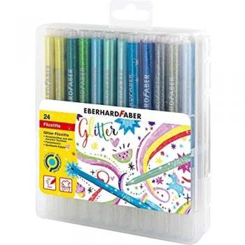 Eberhard Faber Sparkle Fiber Paint Kit, 24-Count