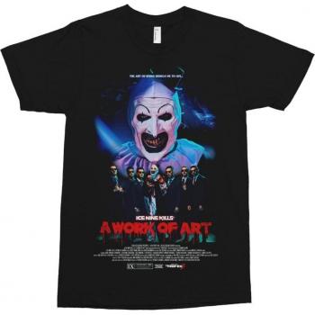 Ice Nine Kills Männer‑Tee „Kunst im Poster“ schwarz 4XL – Premium Version