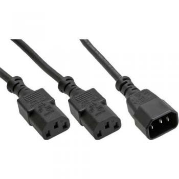 InLine Y-Kaltgerätekabel, 1x auf 2x (1.80 m)