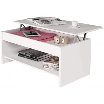 Central Elevada Melamina Blanca